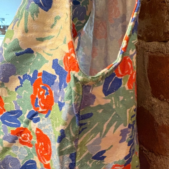 Rixo Floral Tie-Front Cropped Sleeveless Top | retro summer vibes 💐☀️ - Picture 6 of 6